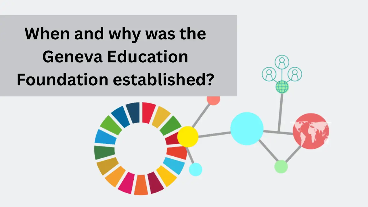 When and why was the Geneva Education Foundation established